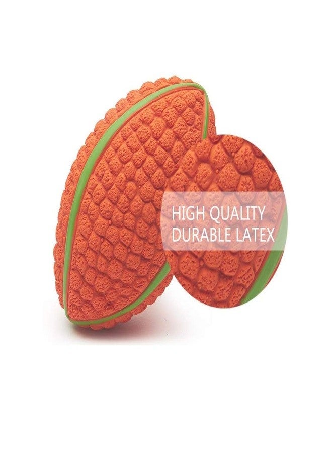 Pups&Pets Dog Latex Squeaky Rugby Toy for All Types of Pets, Dogs, Puppies & Kittens (Medium). - Image 2